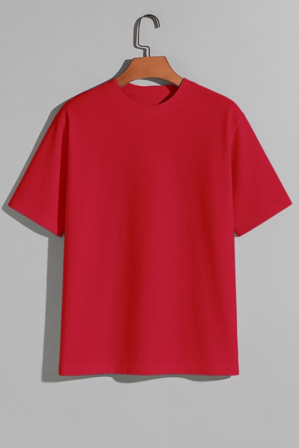 Drop Shoulder(OE Single Jersey)- Red
