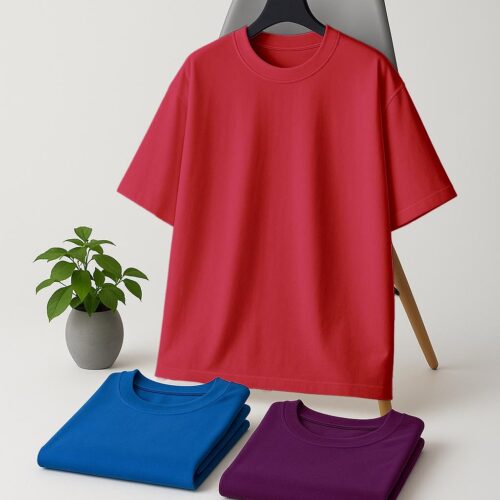 Oversizesed(100% Single Jersey) – Red