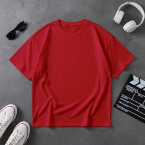 Oversizesed(OE French Terry)-Red