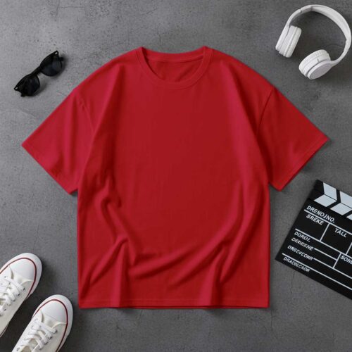 Oversizesed(OE French Terry)-Red