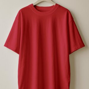 Oversizesed(100% French Terry)-Red