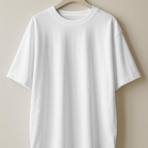 Oversizesed(100% French Terry) - White