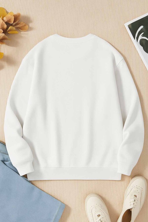 Mens Sweatshirt - OE French Terry -  240 GSM - White