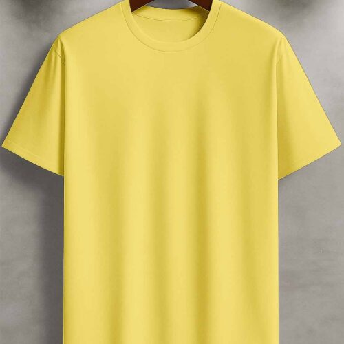 10 - Drop - Yellow Drop Shoulder(OE French Terry) – Lemon Yellow