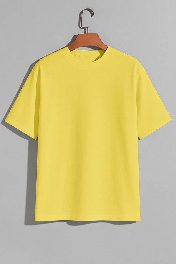 Drop Shoulder(OE Single Jersey)- Lemon Yellow