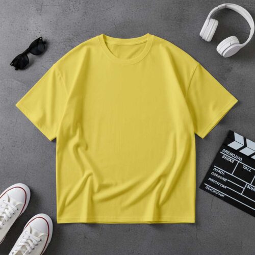 Oversizesed(OE French Terry)-Lemon Yellow