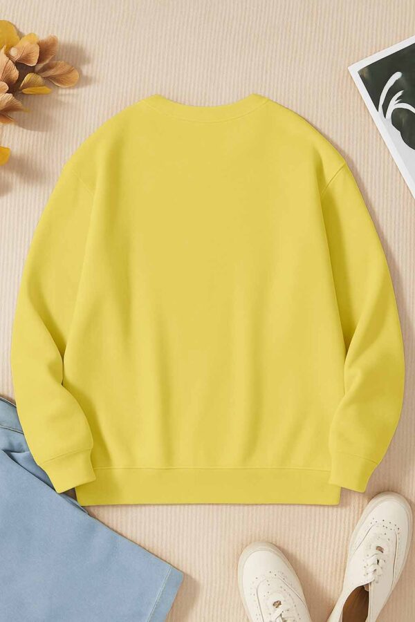 Mens Sweatshirt – OE French Terry – 240 GSM – Lemon Yellow