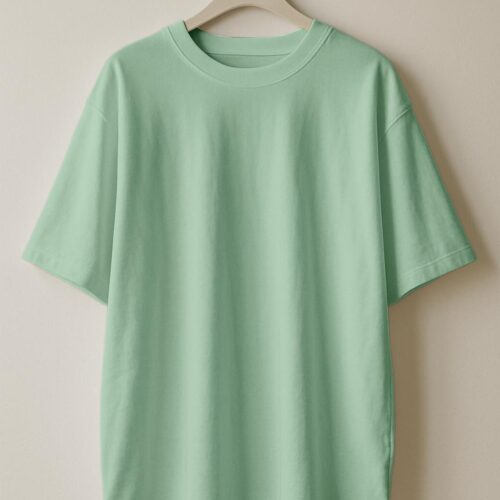 Oversizesed(100% French Terry)-Pastel Mint