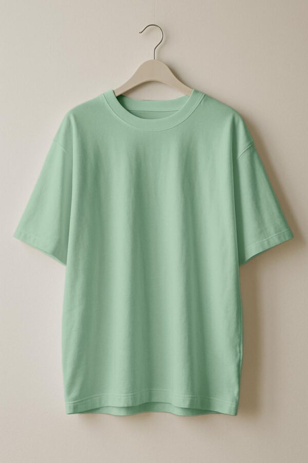 Oversizesed(100% French Terry)-Pastel Mint