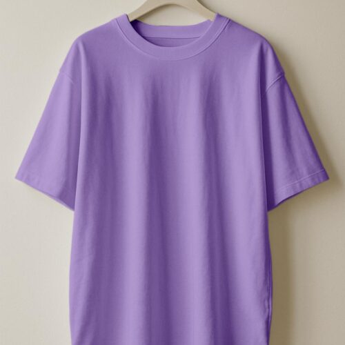 Oversizesed(100%  French Terry)-Lavender