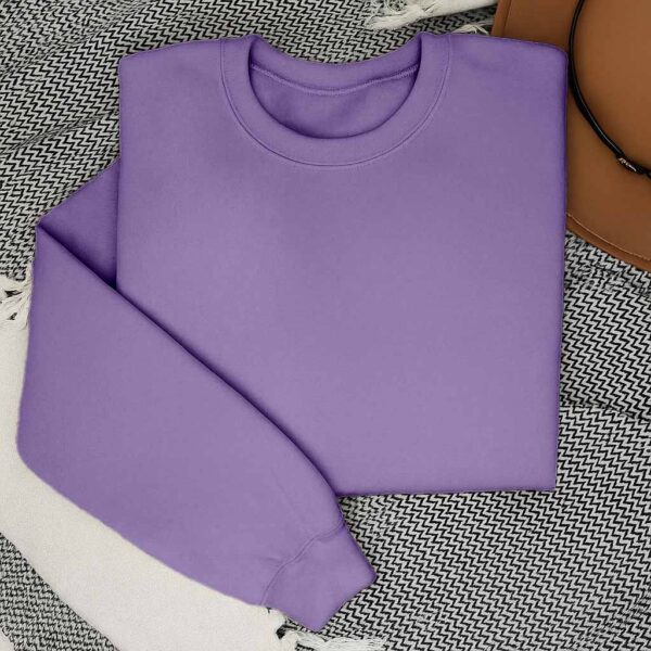 Mens Sweatshirt – 100% Cotton French Terry – 240 GSM – Lavender