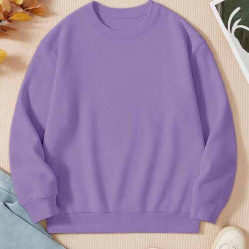 Mens Sweatshirt – OE French Terry – 240 GSM – Lavender