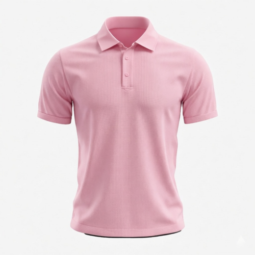 A456B Men's Polo (OE Airtex) 220 GSM - Baby Pink