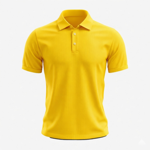 KIrH0 Men's Polo (OE Airtex) 220 GSM - Yellow